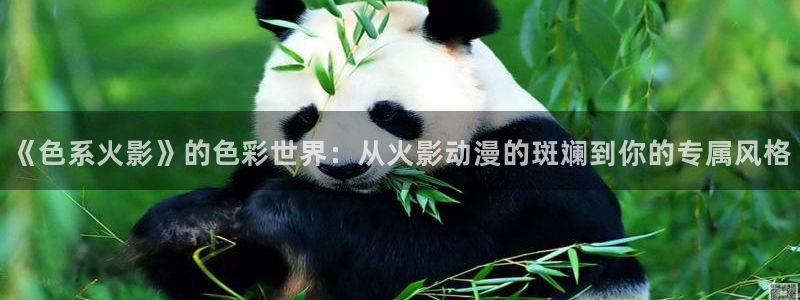 漫蛙安全下载：《色系火影》的色彩世界：从火影动漫的斑斓到你的专属风格