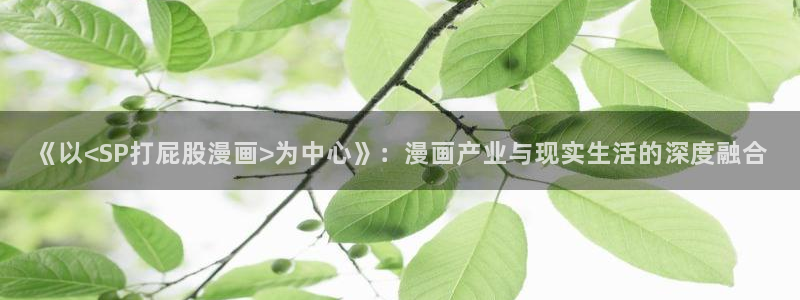 漫蛙漫画链接(网页入口)：《以<SP打屁股漫画>为中心》：漫画产业与现实生活的深度融合